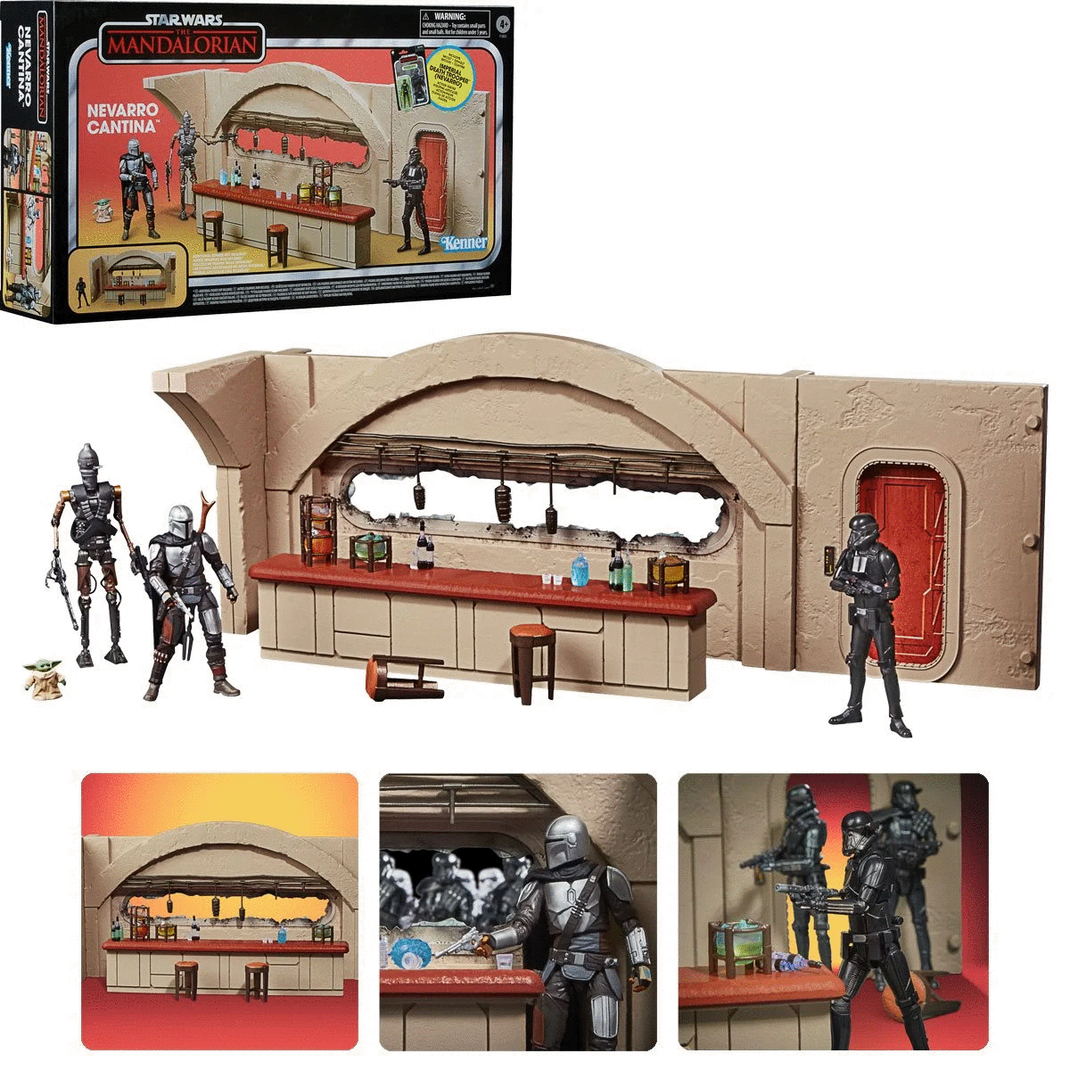 Star Wars The Vintage Collection Nevarro Cantina Playset with
