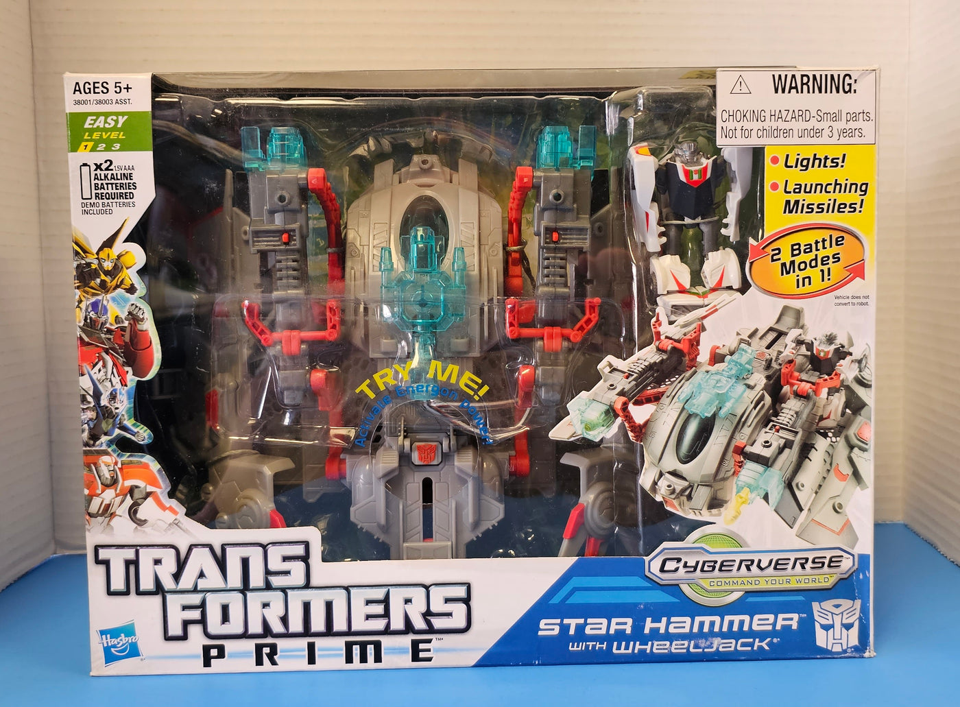 TRANSFORMERS PRIME CYBERVERSE STAR HAMMER WITH WHEELJACK