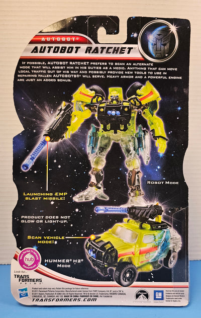 TRANSFORMERS DOTM, THE SCAN SERIES DELUXE SERIES AUTOBOT RATCHET