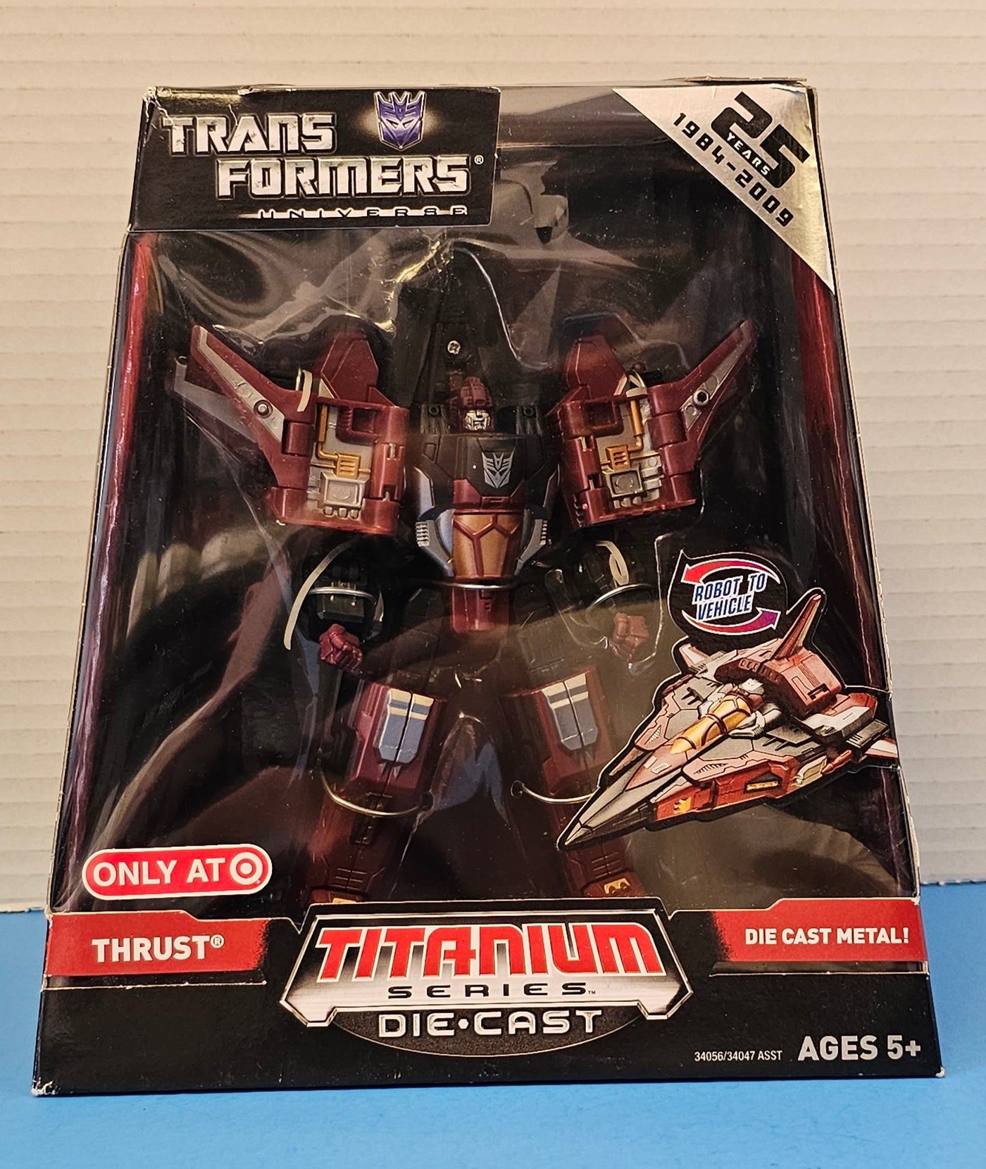 TRANSFORMERS UNIVERSE TITANIUM SERIES DIE CAST THRUST