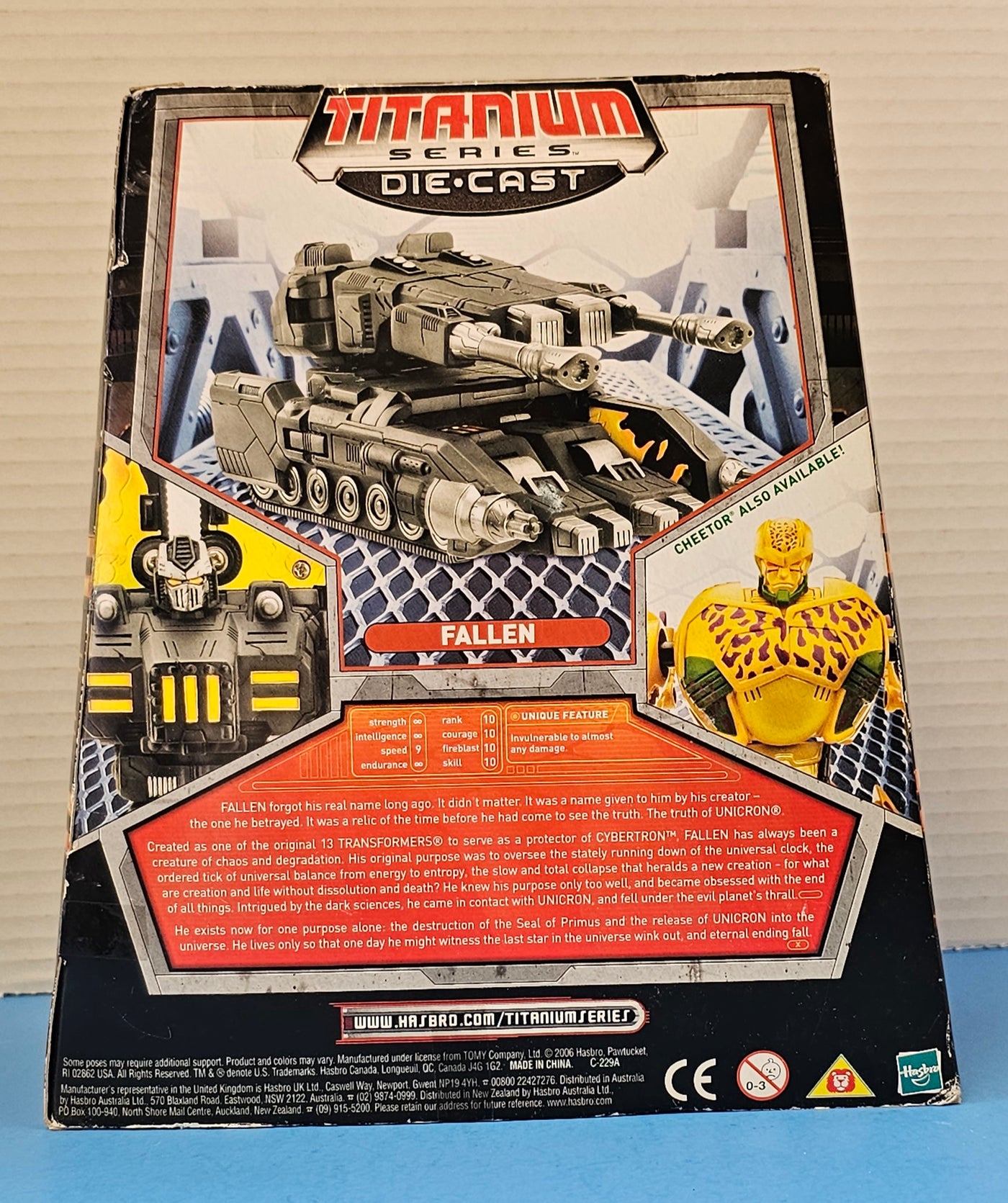 TRANSFORMERS WAR WITHIN TITANIUM SERIES FALLEN