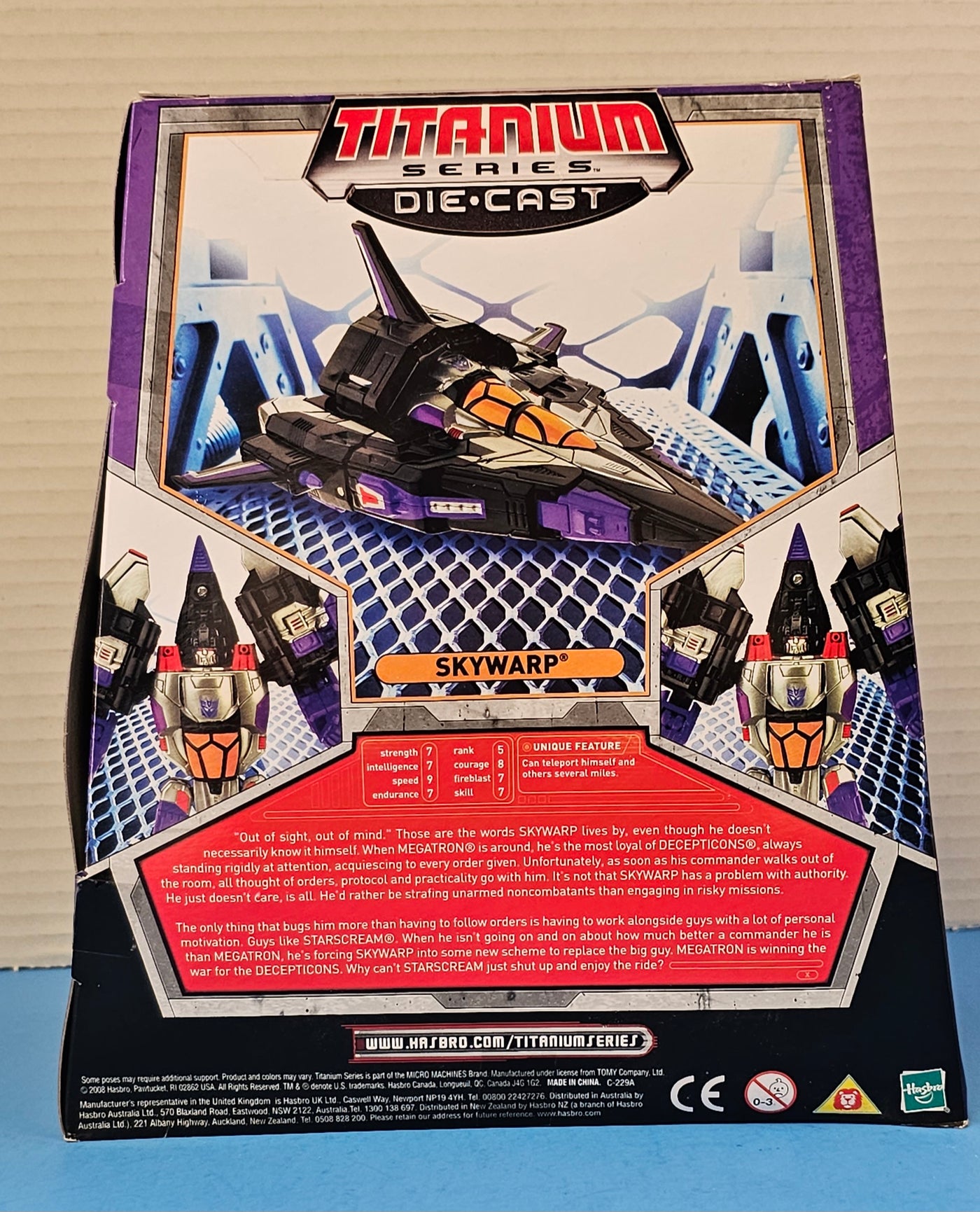 TRANSFORMERS TITANIUM SERIES WAR WITHIN SKYWARP