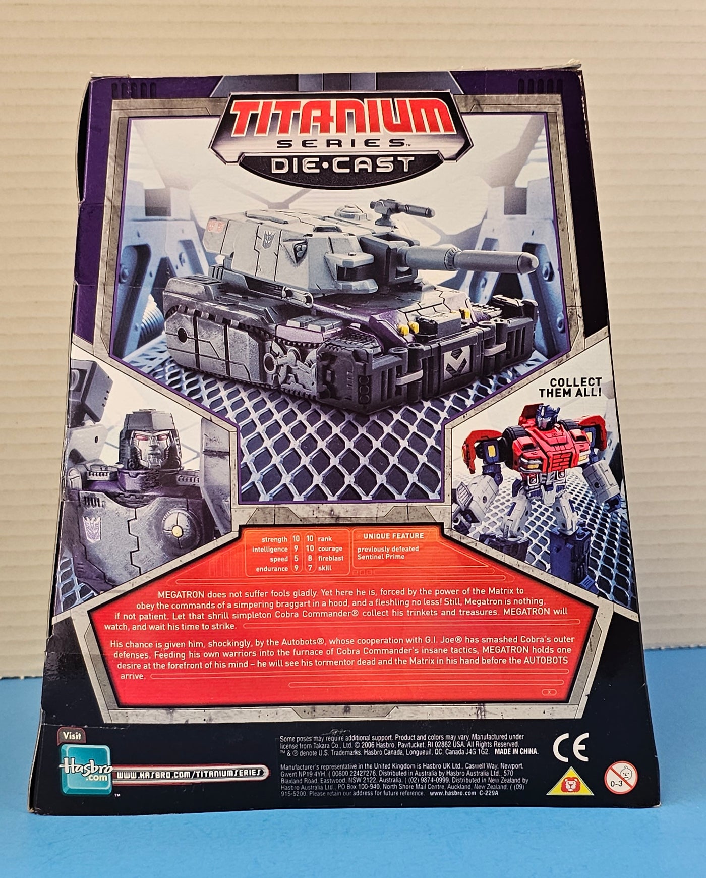 TRANSFORMERS TITANIUM SERIES MORE THAN MEETS THE EYE MEGATRON