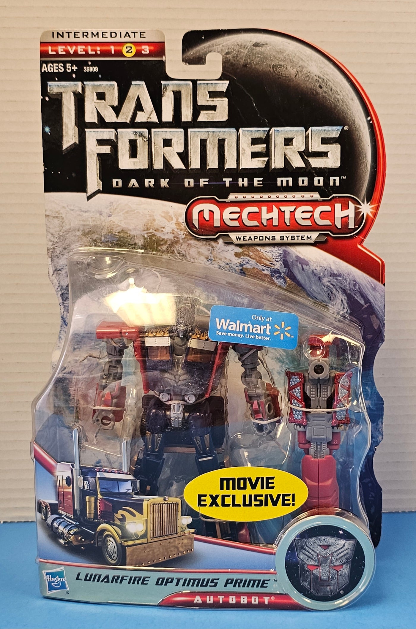 TRANSFORMERS DOTM MECHTECH DELUXE CLASS LUNARFIRE OPTIMUS PRIME