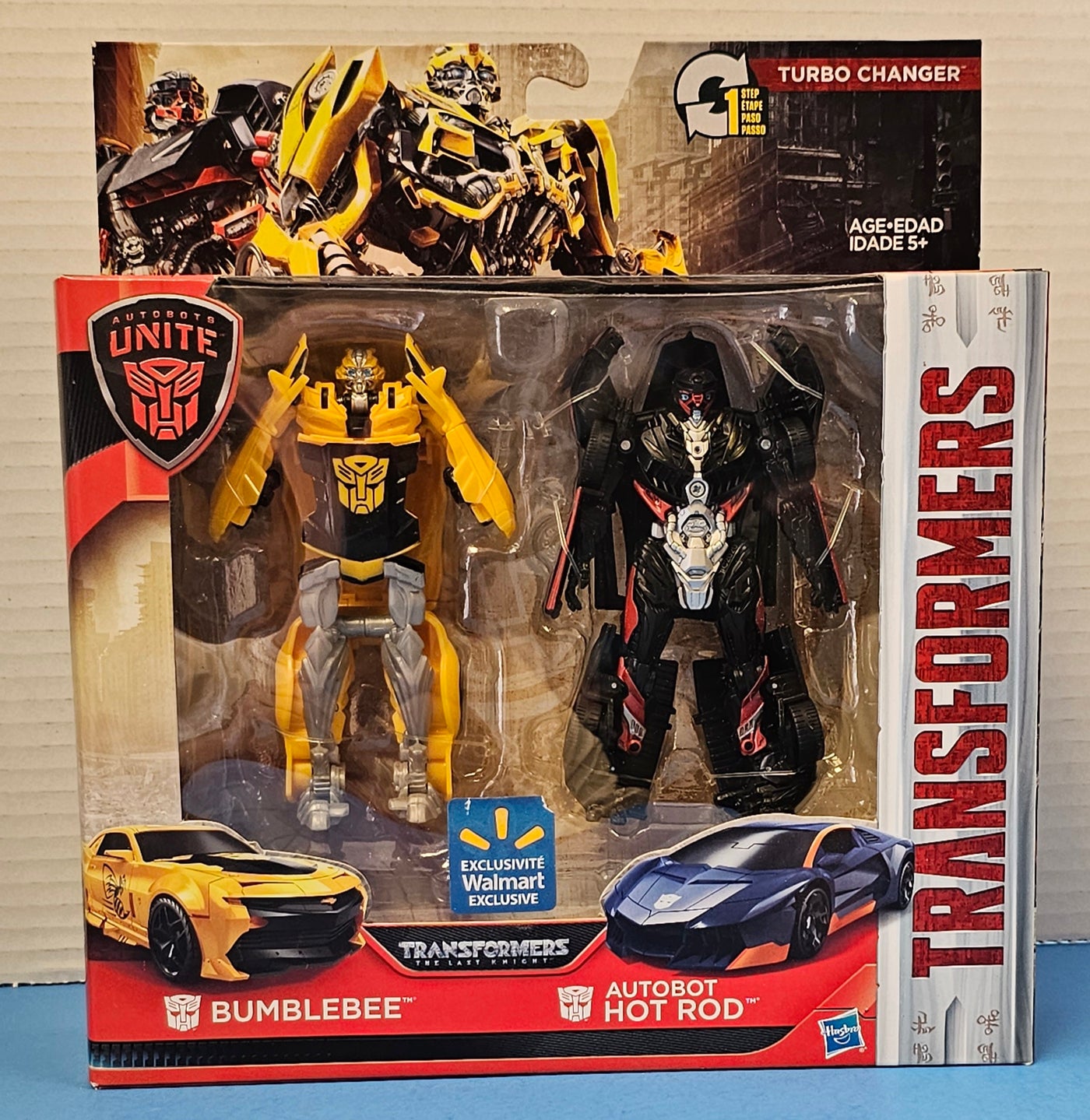 TRANSFORMERS THE LAST KNIGHT BUMBLEBEE AND HOT ROD