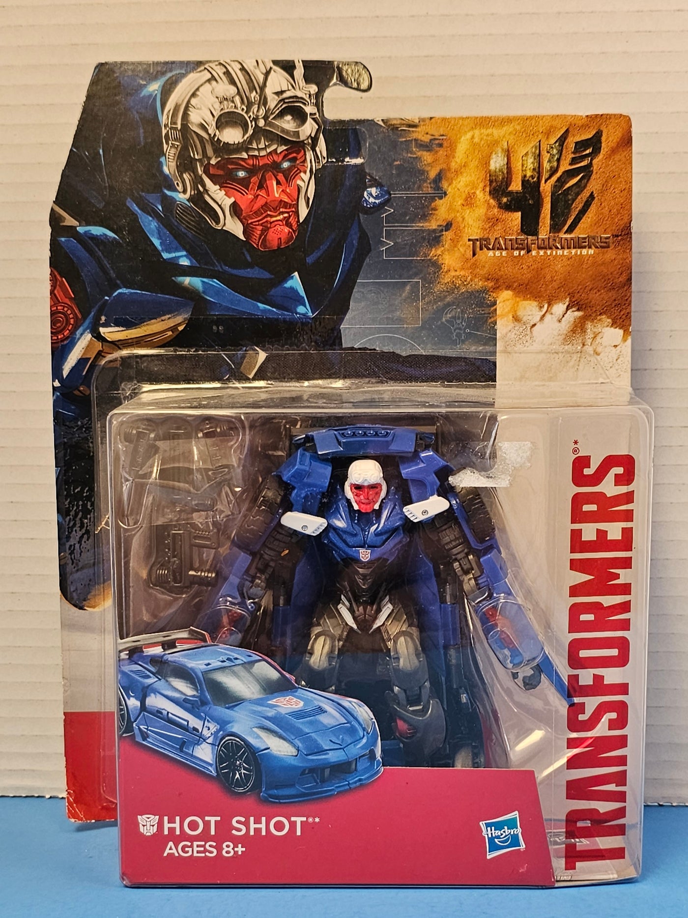 TRANSFORMERS AGE OF EXTINCTION HOT SHOT DELUXE CLASS FIGURE