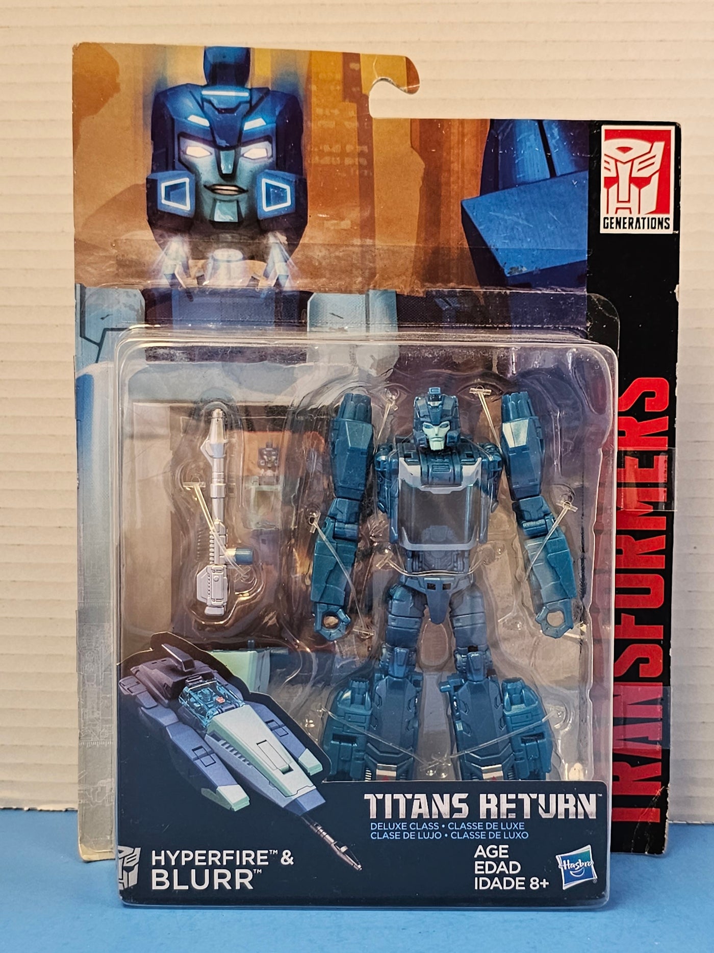 TRANSFORMERS TITANS RETURN HYPERFIRE & BLURR DELUXE CLASS FIGURE