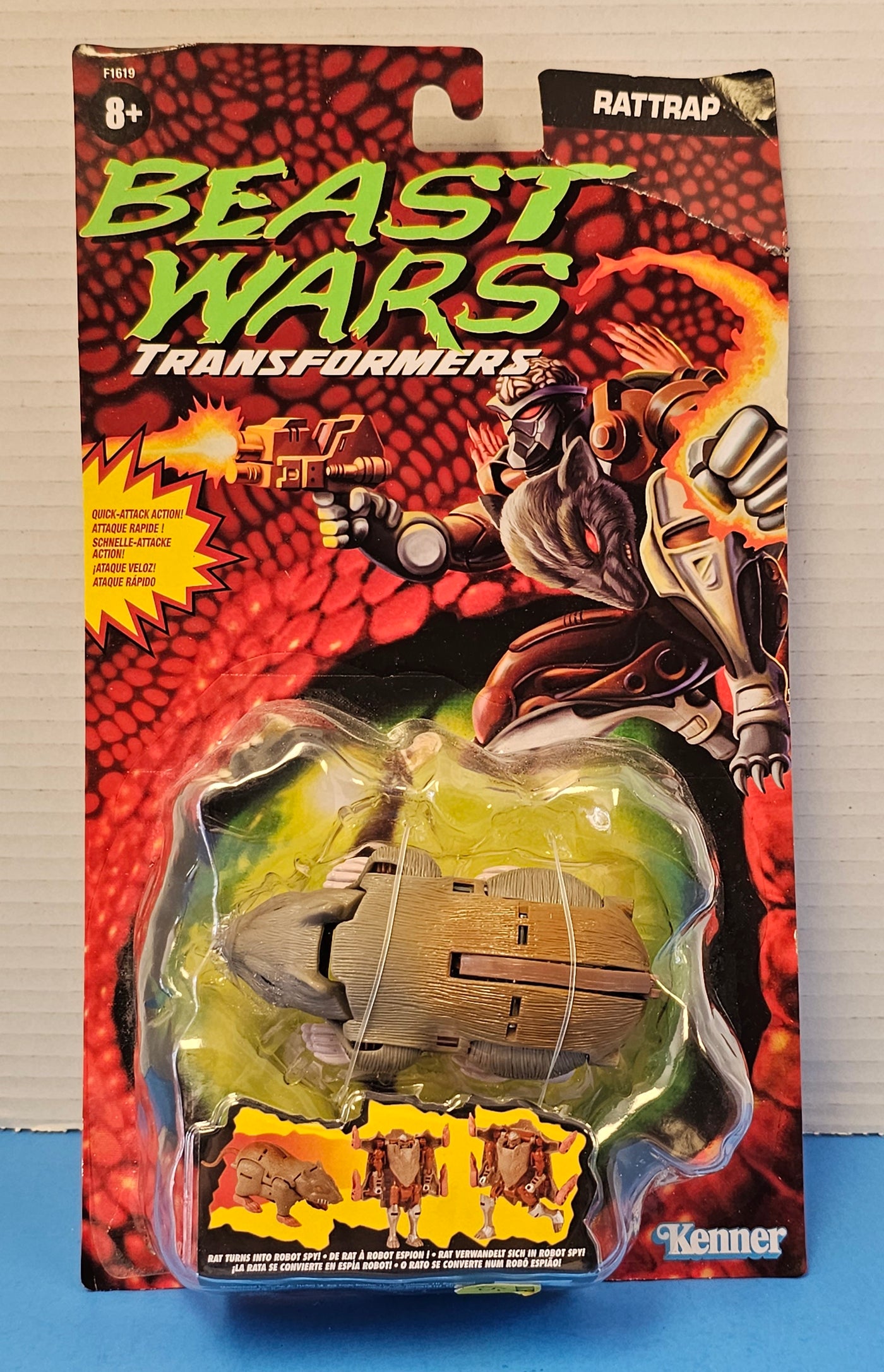 TRANSFORMERS BEAST WARS RATTRAP