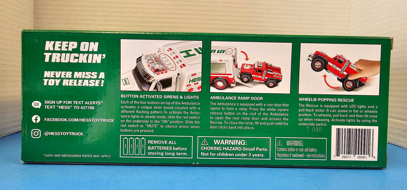 2020 HESS AMBULANCE AND RESCUE