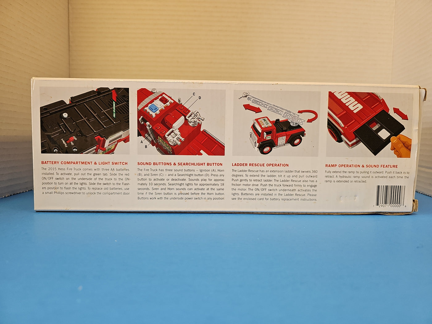 2015 HESS FIRE TRUCK AND LADDER RESCUE