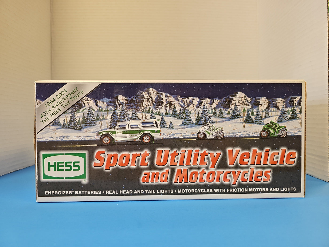 2004 HESS SPORT UTILITY VEHICLE AND MOTORCYCLES
