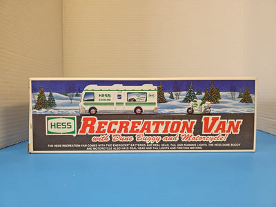1998 HESS RECREATION VAN WITH DUNE BUGGY AND MOTORCYCLE