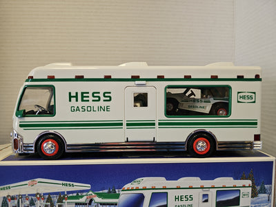 1998 HESS RECREATION VAN WITH DUNE BUGGY AND MOTORCYCLE