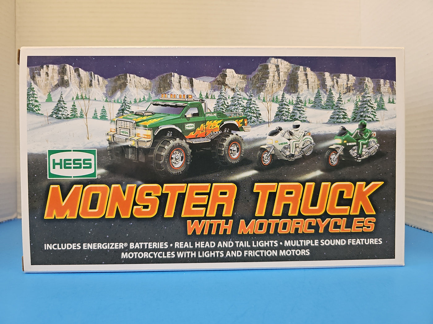 2007 HESS MONSTER TRUCK WITH MOTORCYCLES