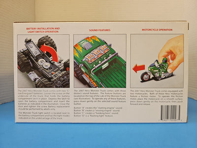 2007 HESS MONSTER TRUCK WITH MOTORCYCLES