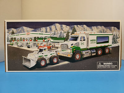 2008 HESS TOY TRUCK AND FRONT LOADER