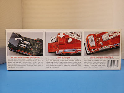 2005 HESS EMERGENCY TRUCK WITH RESCUE VEHICLE
