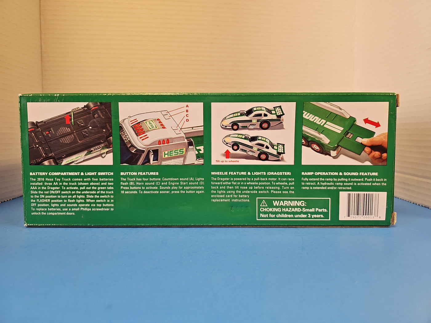 2016 HESS TOY TRUCK AND DRAGSTER