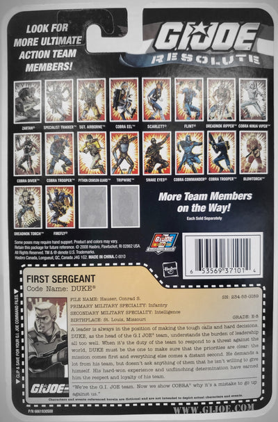 First Sergeant Duke Action Figure