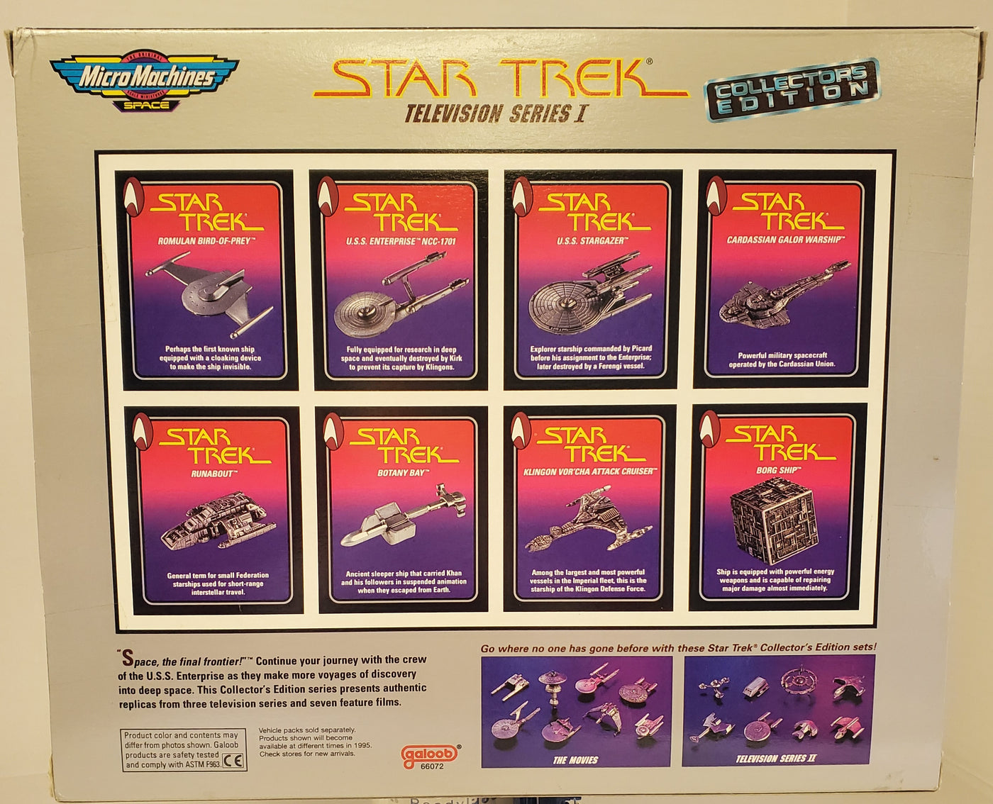 Micro Machines Star Trek Collector's Edition Vessels