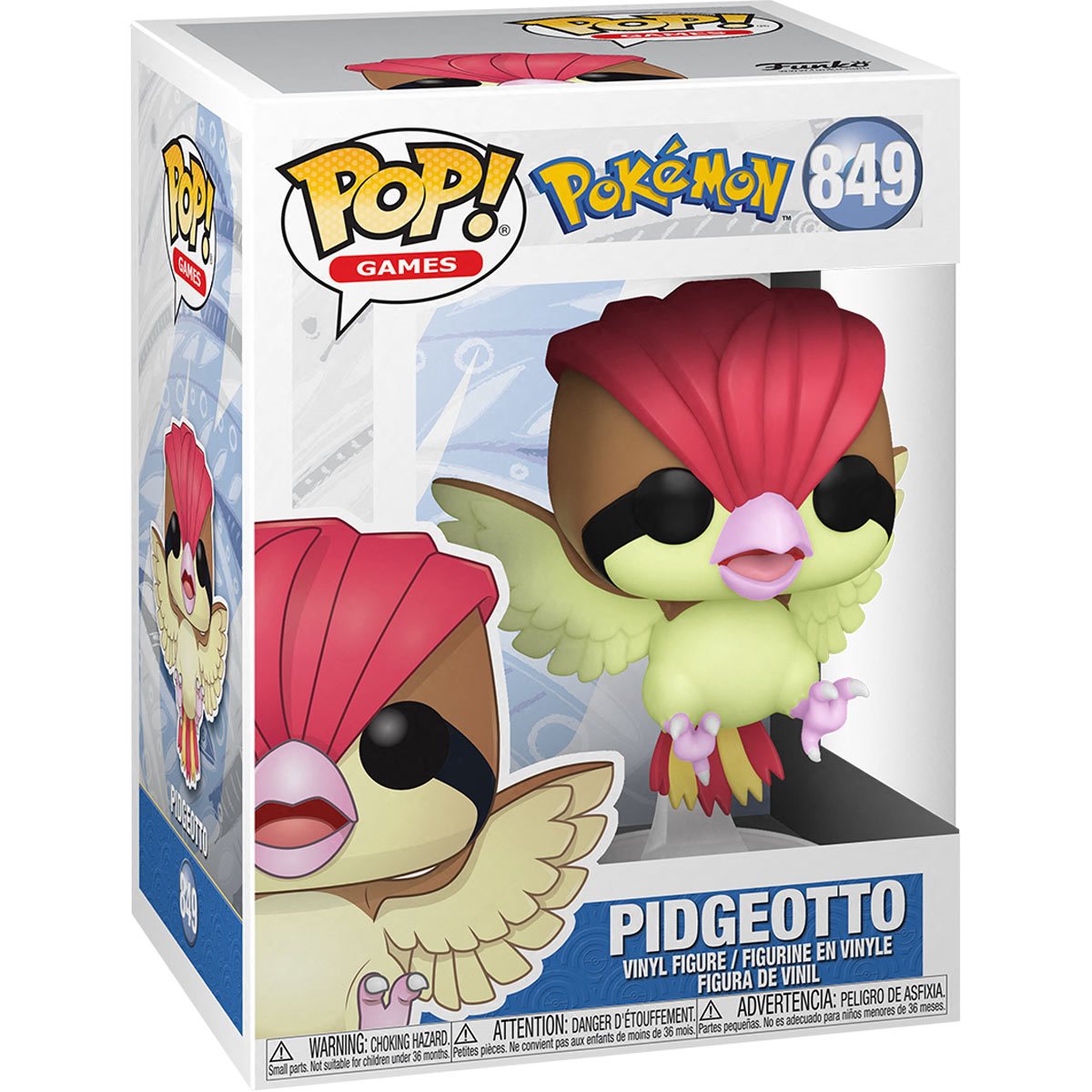 Pokemon Pidgeotto Pop! 849 Vinyl Figure