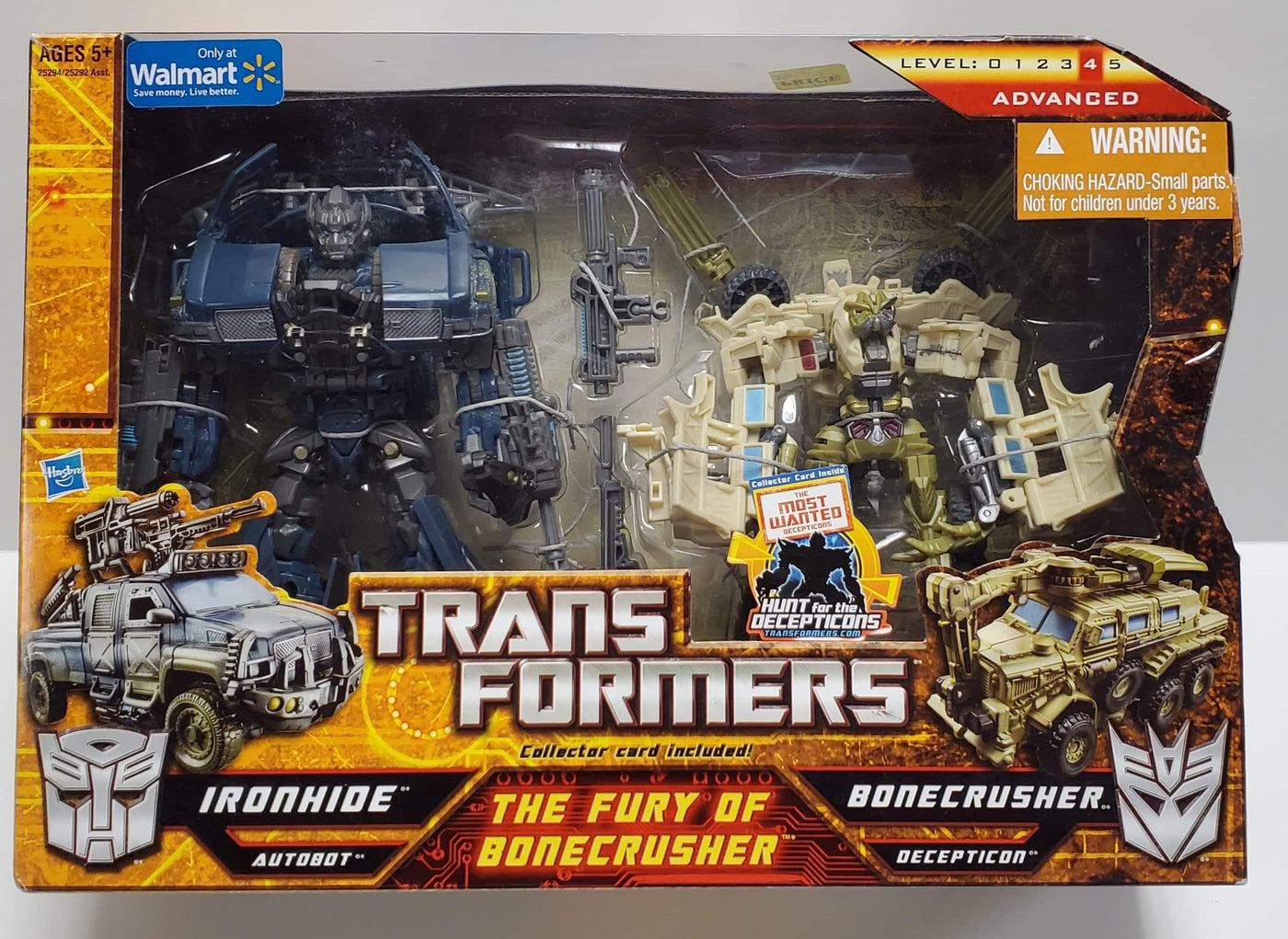 Transformers Hunt For The Decepticons Walmart Exclusive The Fury Of Bonecrusher Ironhide vs Bonecrusher